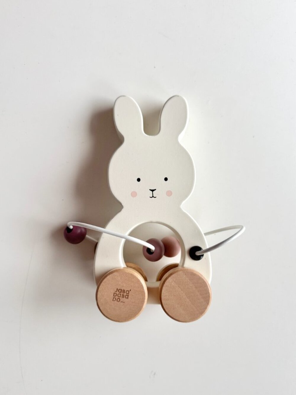 JABADABADO Swedish Wooden Bunny Pull Toy